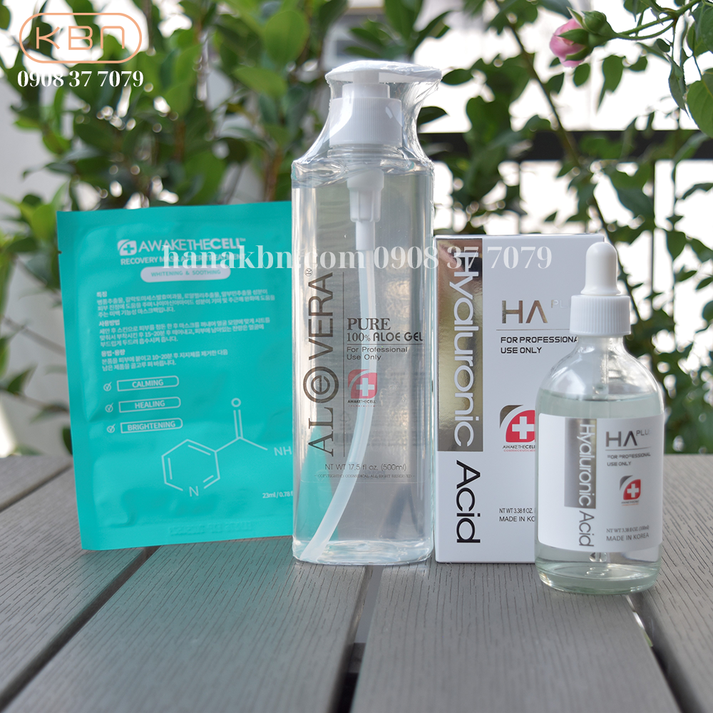 Combo Siêu Cấp Ẩm HA Plus 100ml Và Gel Lô Hội Aloevera Tặng 50g Mặt Nạ Dẻo (Hàng Chính Hãng)