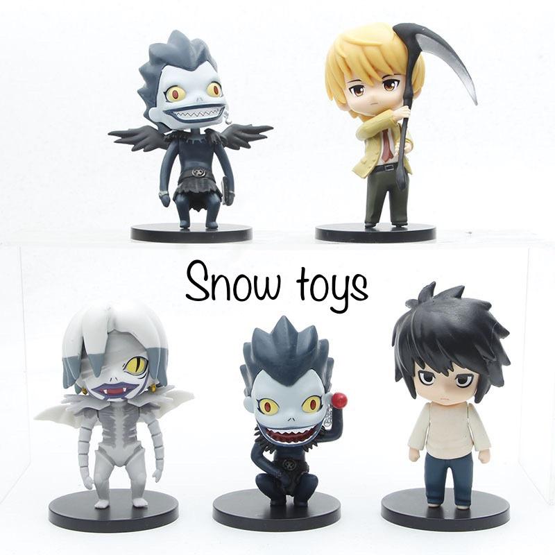 Mô hình Death Note - Yagami Raito Light Kira Tử thần Ryuk Shinigami Rem L Lawliet - Cao khoảng 10cm - Bán lẻ