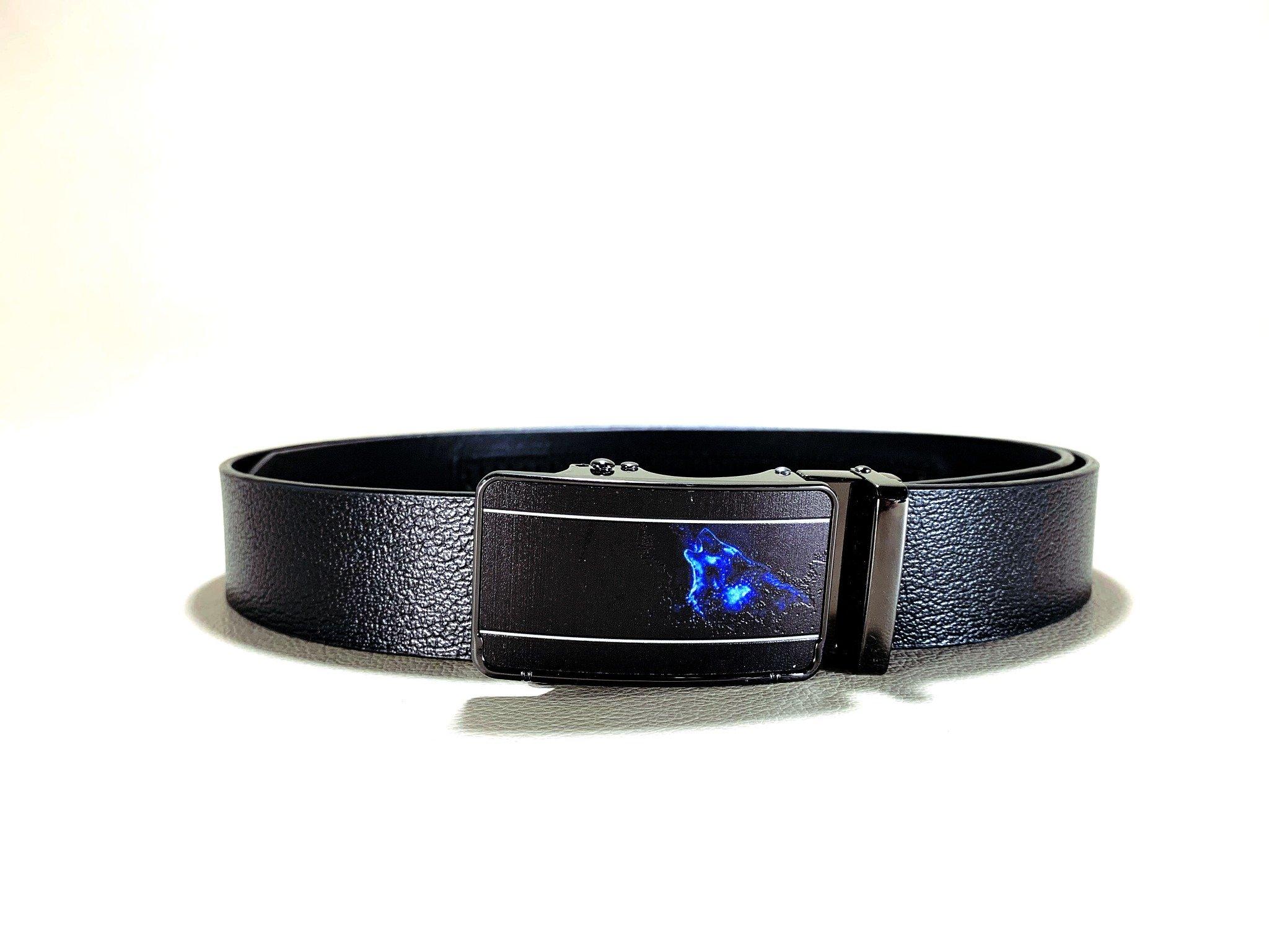 Thắt lưng Nam Da Miu Đen Khoá Tăng T00115 Gowin