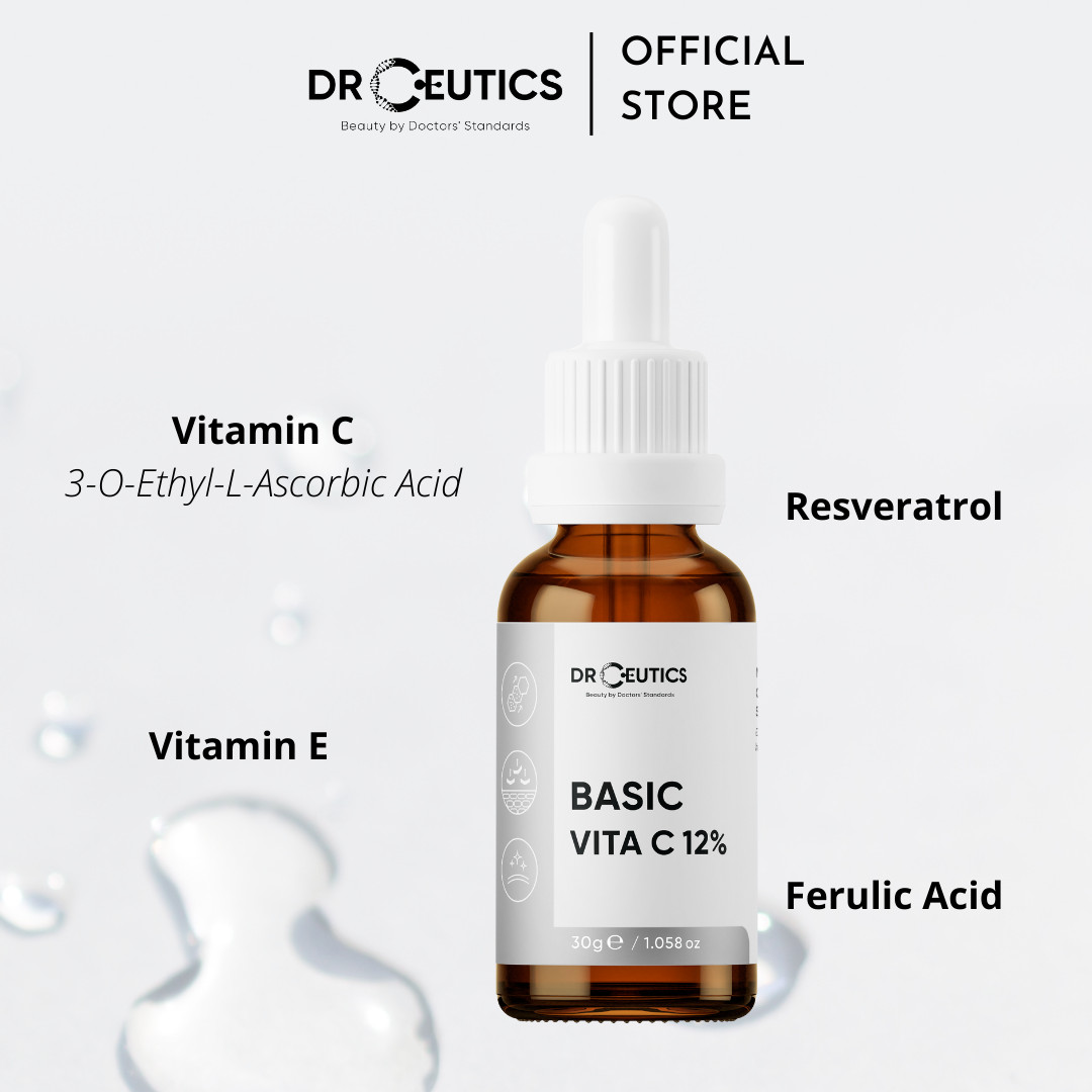 DrCeutics Tinh Chất Vita C12 Basic Làm Sáng Đều Màu Chống Lão Hoá Da
