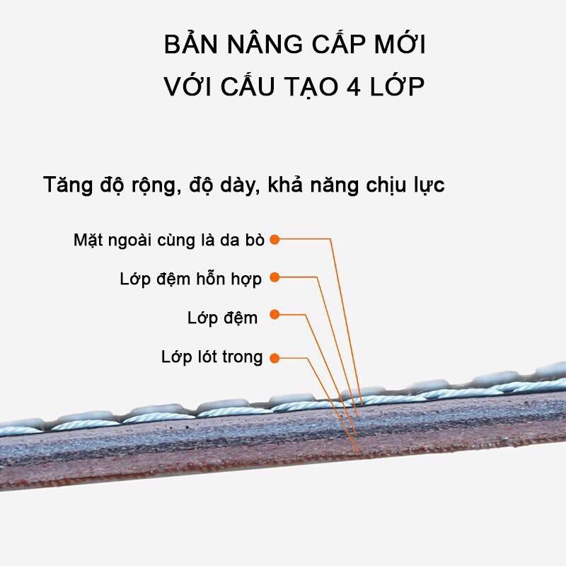 Đai Lưng Tập Gym Da Bò Cao Cấp