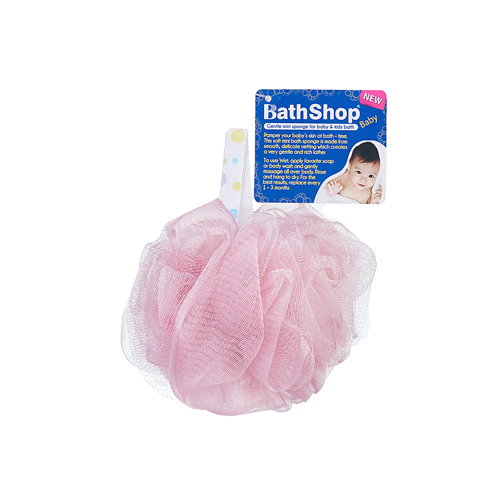 Bông tắm trẻ em siêu mềm Bathshop 25 gr giao màu ngẫu nhiên