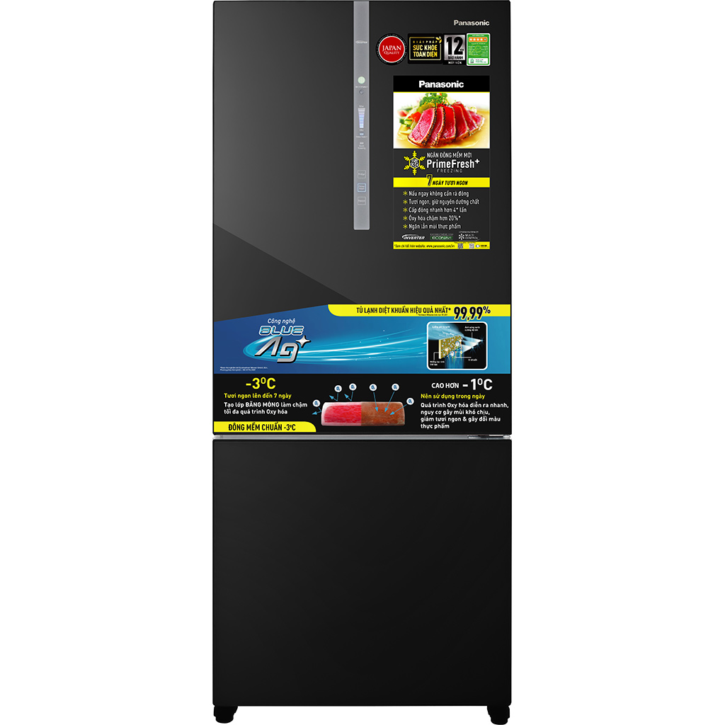 Tủ lạnh Panasonic Inverter 380 lít NR-BX421WGKV - Hàng chính hãng