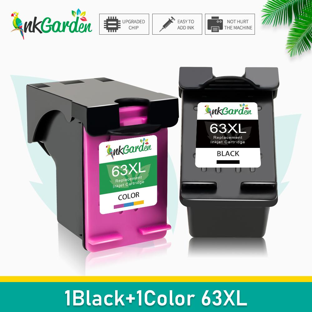 Hộp mực 63XL tương thích cho HP 63 Ink Hộp mực Deskjet 2130 2131 3630 4250 5258 5264 5230 5232 5255