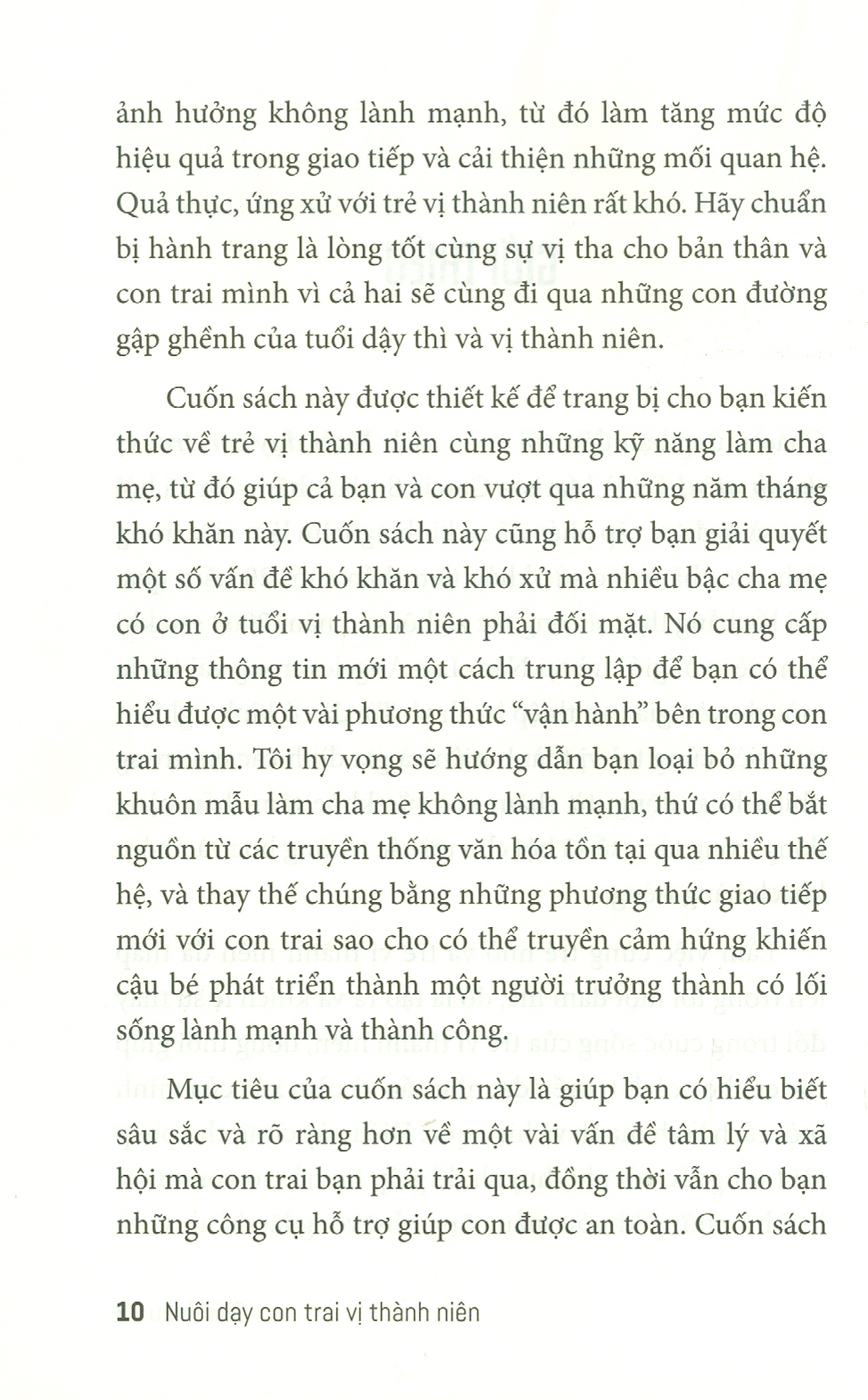 NUÔI DẠY CON TRAI VỊ THÀNH NIÊN - Christina Trujillo Sieren –Ngô Loan dịch - Thái Hà - NXB Lao Động