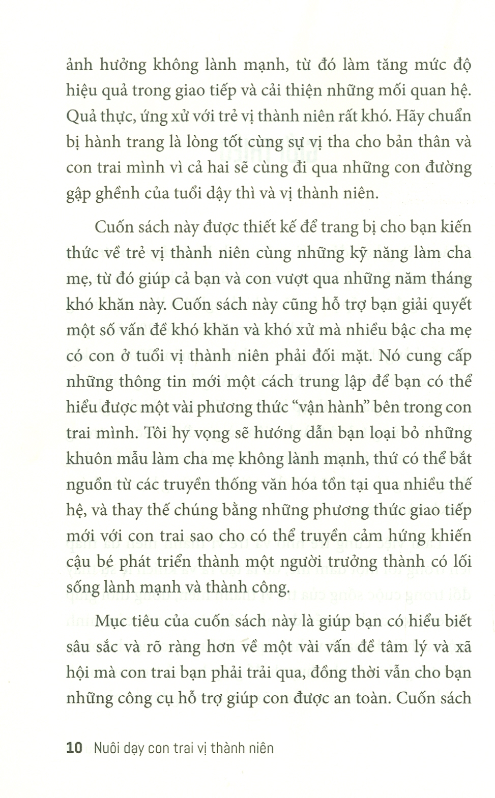 NUÔI DẠY CON TRAI VỊ THÀNH NIÊN  - Christina Trujillo Sieren –Ngô Loan dịch - Thái Hà  - NXB Lao Động