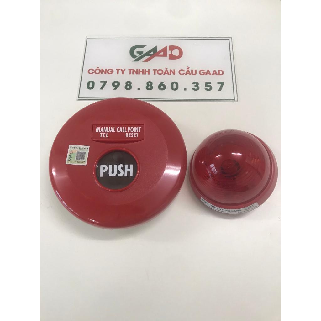 Combo BÁO CHÁY chuông+đèn+nút ấn Horing , chuông+đèn, chuông+nút ấn, đèn+nút ấn
