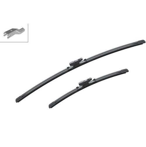 Gạt Mưa Thân Mềm Cao Cấp BOSCH Set A156S 26&quot; &amp; 16&quot; Dành cho xe LEXUS NX 200T (17 - ) SUBARU Forester (18-)