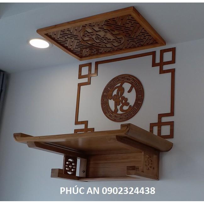 Mẫu bàn thờ gia tiên đẹp nhất mã 4P68CV Size 68 x 48 trọn bộ đầy đủ y như trong hình Bến Tre