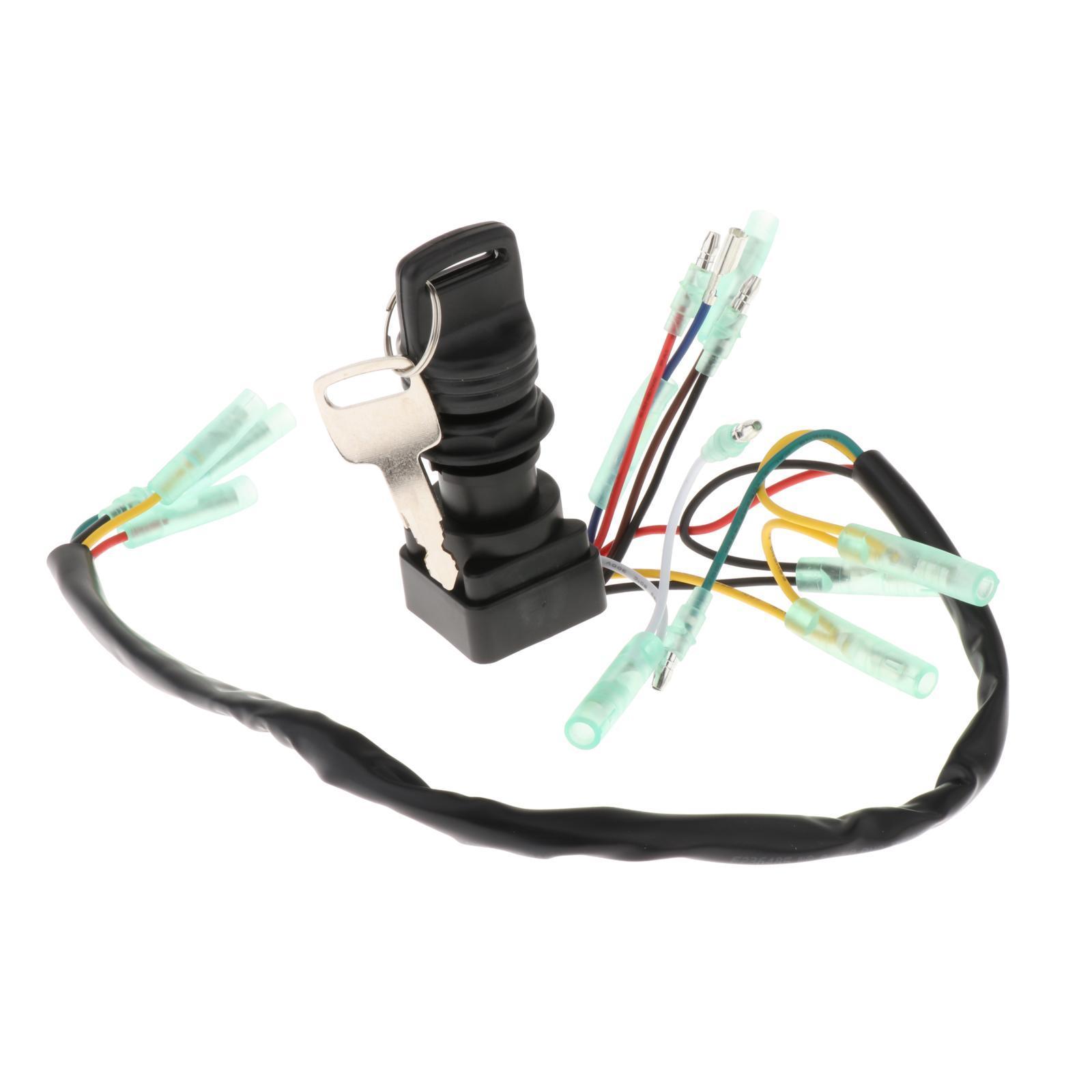Ignition Key Switch 703-82510-42-00 for Outboard Motors Remote Control Box Replacement Vehicle Spare Parts Durable