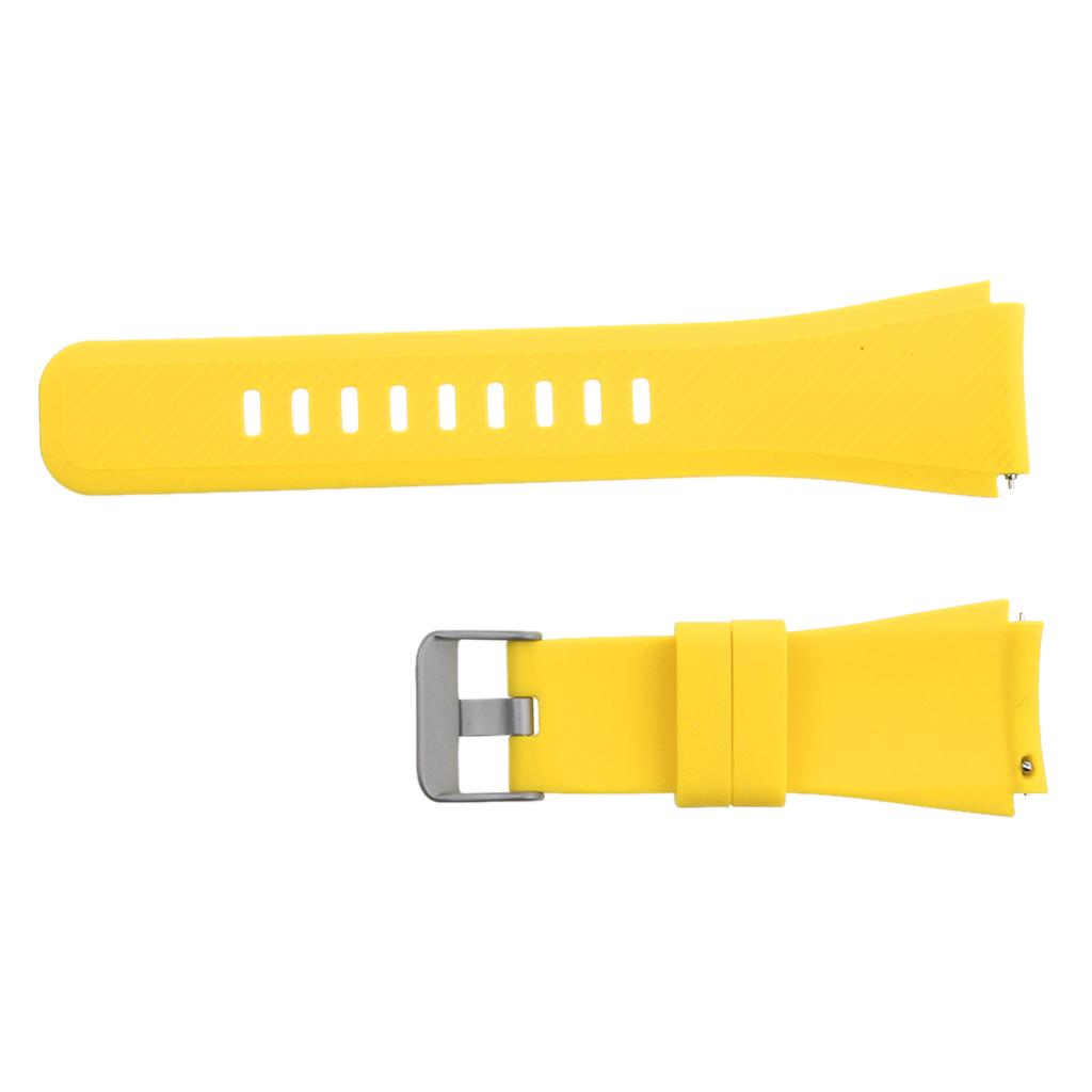 Silicoine Waterproof Fitness Sports Smart Wear Bracelet Strap Bandage Wristband with Metal Buckle for Samsung Gear S3 Classic Smart Watch