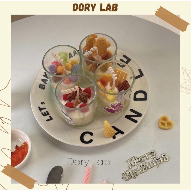 Nến Thơm Handmade Ly Tròn Topping Theo Yêu Cầu - Dory Lab