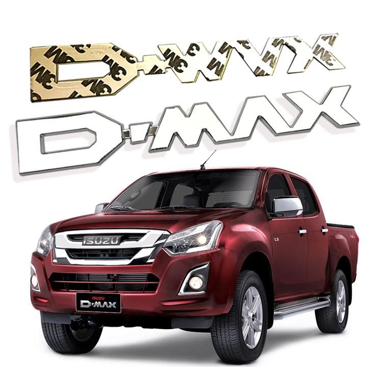 Tem Logo Chữ Nổi Dmax Gắn Trang Trí Đuôi Xe Bán Tải Isuzu D-Max