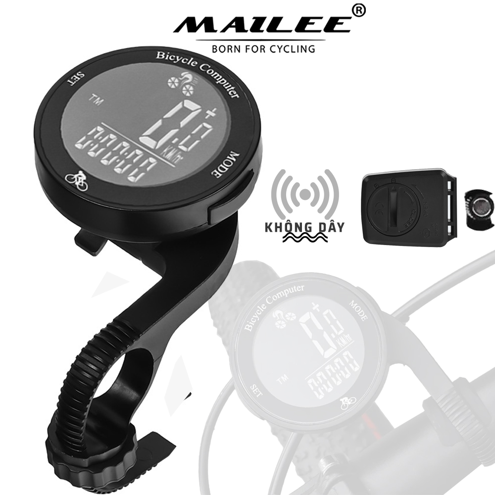 Đồng hồ đo tốc độ xe đạp không dây C168-WL wireless sử dụng pin CR2032 sử dụng 6-8 tháng thay thế dễ dàng - Mai Lee