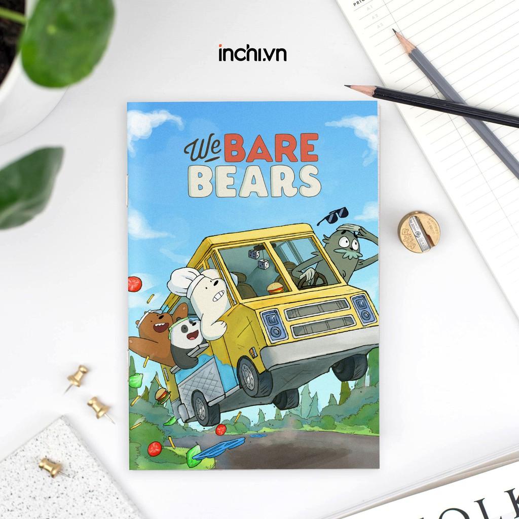 ( NĂM HỌC MỚI ) 10 MẪU VỞ KẺ NGANG NHÂN VẬT HOẠT HÌNH TOM &amp; JERRY , WE BARE BEARS VUI NHỘN 80 TRANG CHO BÉ HỌC TẬP