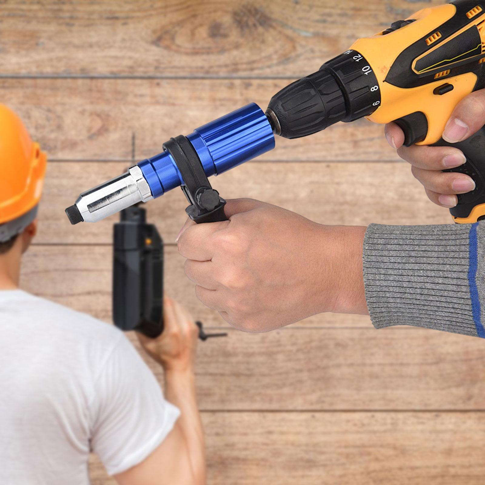 Electric Rivet Adapter Cordless Handy Upgrade Accessory Attachment for Pipes