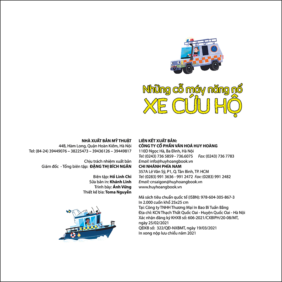 Busy Machines - Rescue: Những Cỗ Máy Năng Nổ - Xe Cứu Hộ (Song Ngữ Anh - Việt)