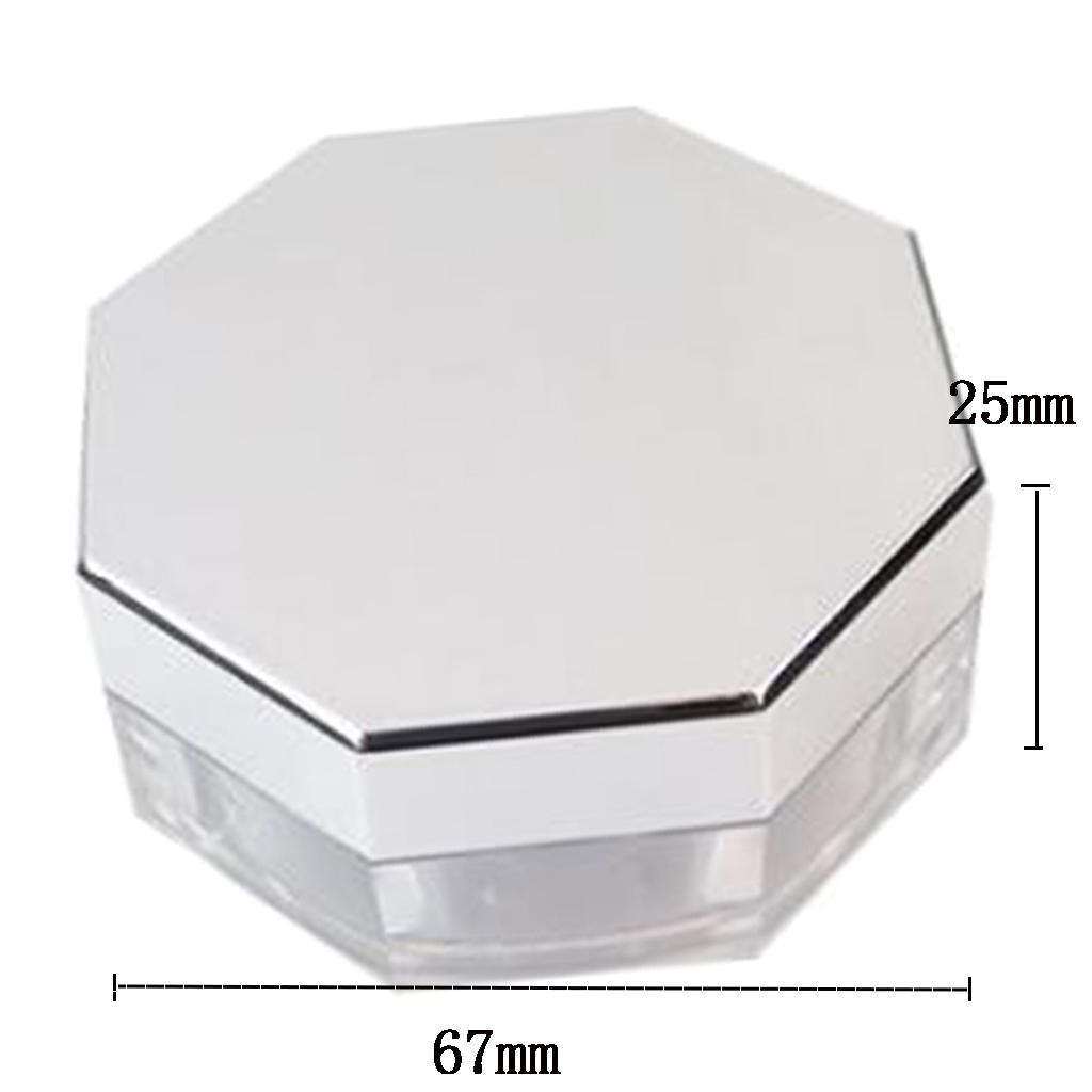 10g Empty Loose Powder Case Facial Blusher Container Jar With Sifter & Puff