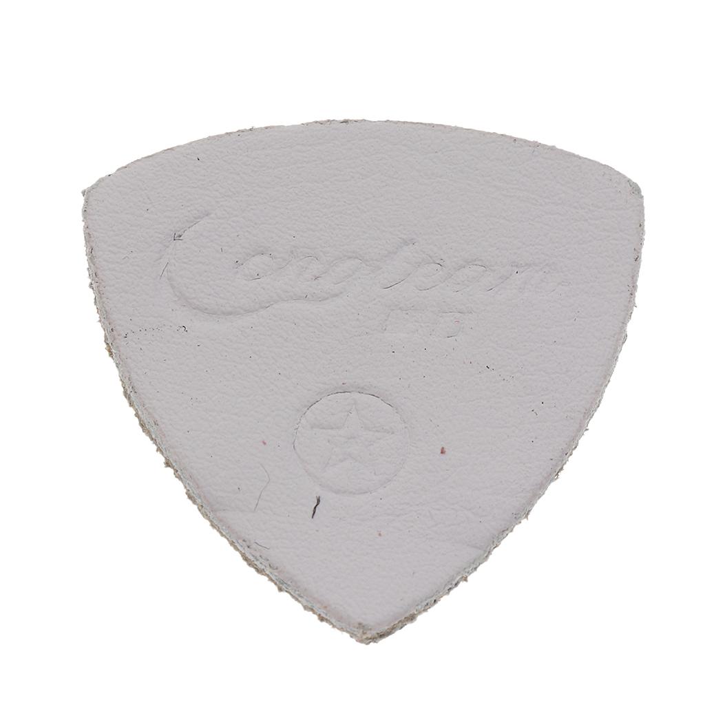 3pcs Ukulele Guitar Pick Plectrum Artificial Lenther for Mini Guitar