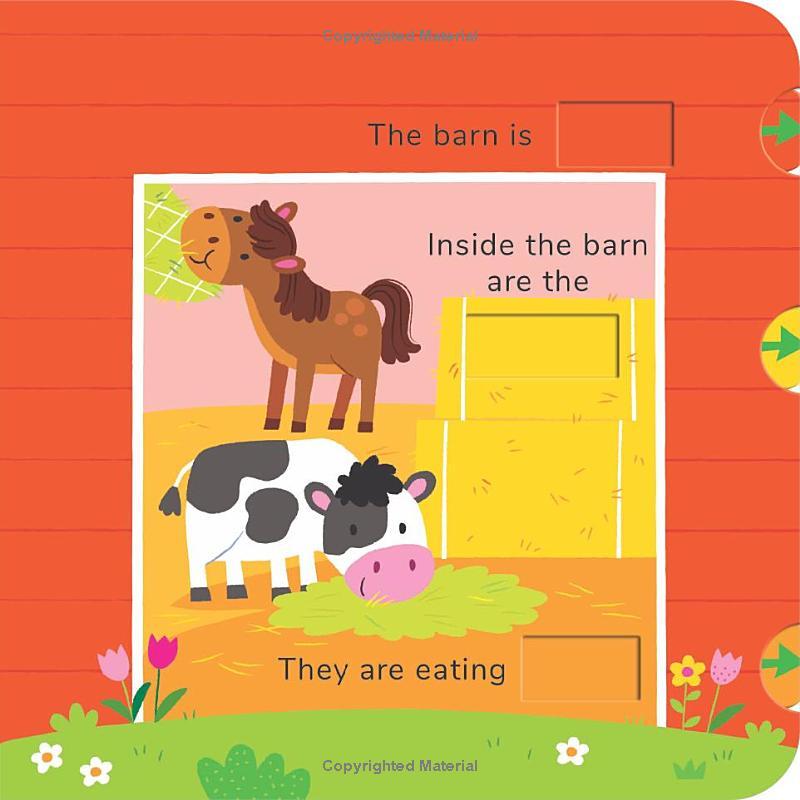 Sách ngoại văn: Slide And See First Words - Farm