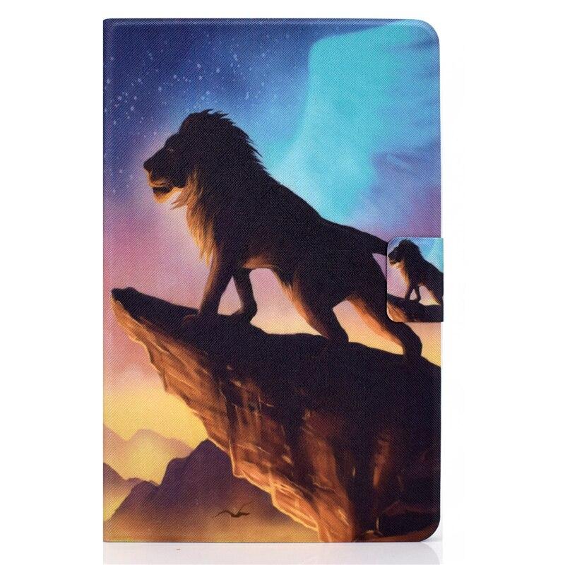 Bao da máy tính bảng in hình sư tử cho Lenovo Tab M10 HD thế hệ thứ 2 TB-X306F TB-X306X