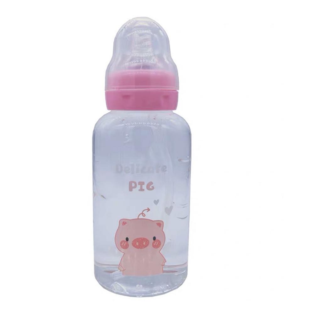 Hoạt Hình Dễ Thương Bình Nước Thủy Tinh Núm Vú Giả Ống Hút Cốc Thích Hợp Cho Người Lớn Trẻ Em Sữa Chai Thủy Tinh Cho Bé Chai