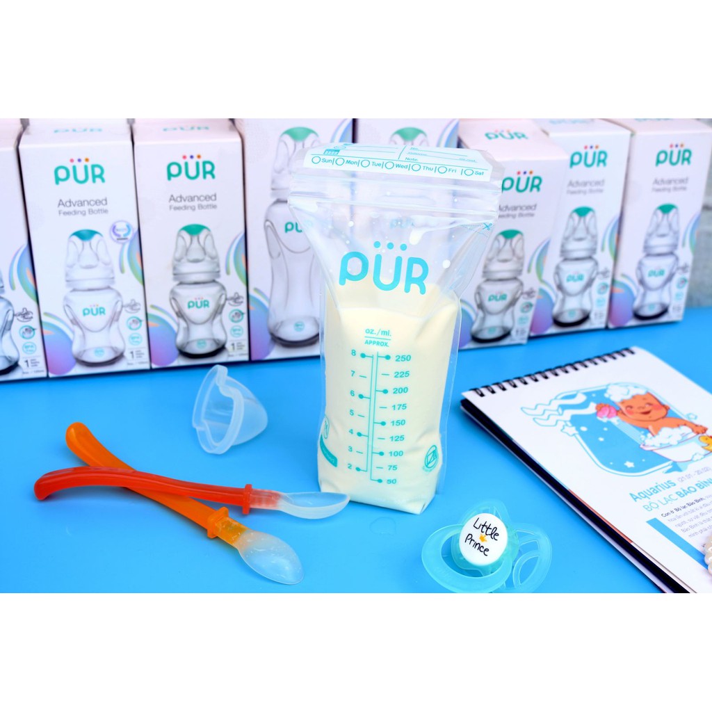 Hộp túi trữ sữa Pur cho mẹ