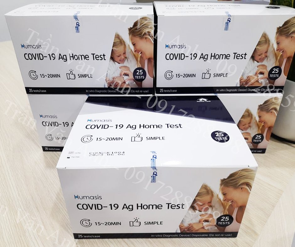TEST NHANH HUMASIS COVID-19 AG HOME TEST (25 test/hộp)