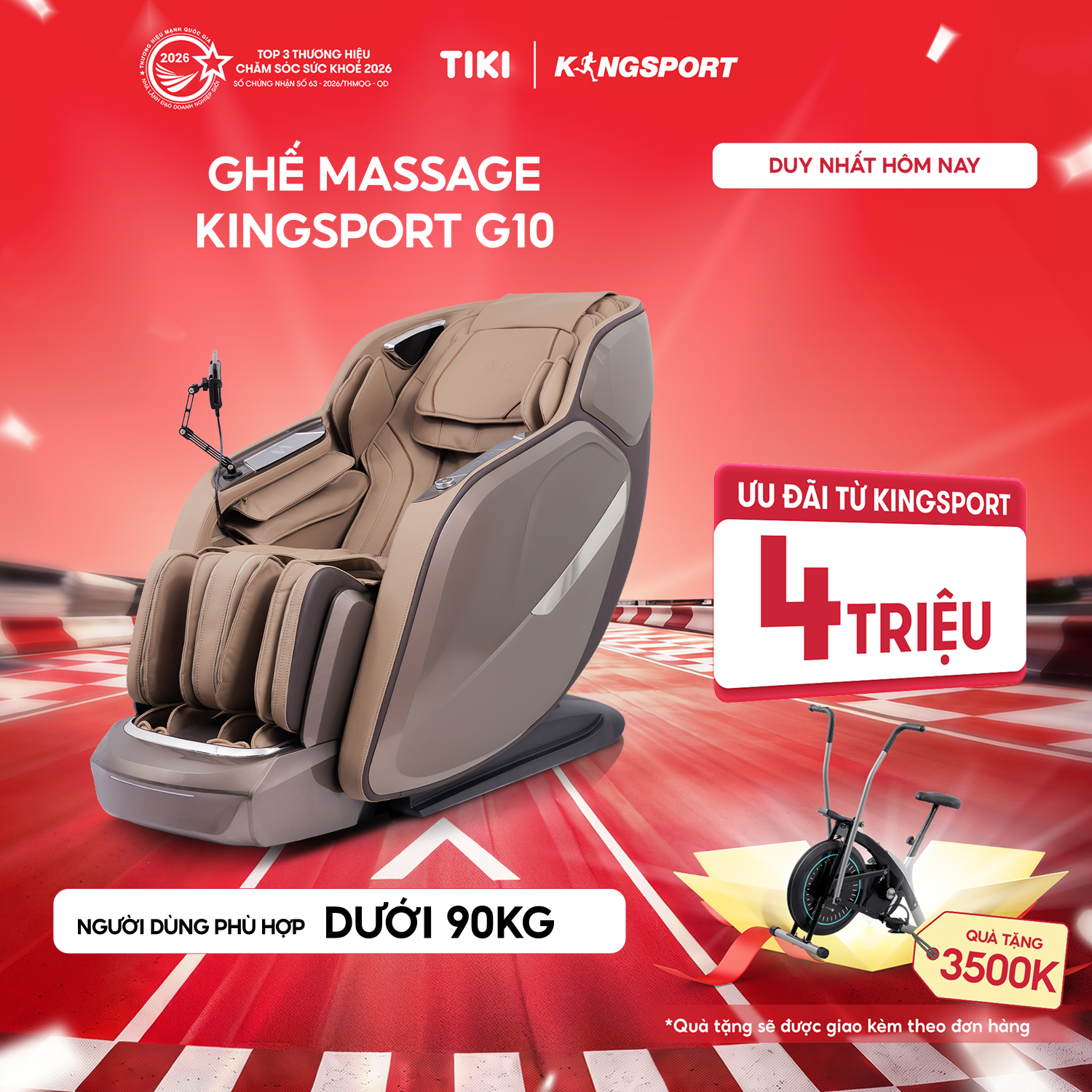 [Miễn phí lắp đặt] Ghế Massage Kingsport Deluxe G10 Công Nghệ Sóng Âm Kingsonic, 30 Bài Tập Chuyên Nghiệp