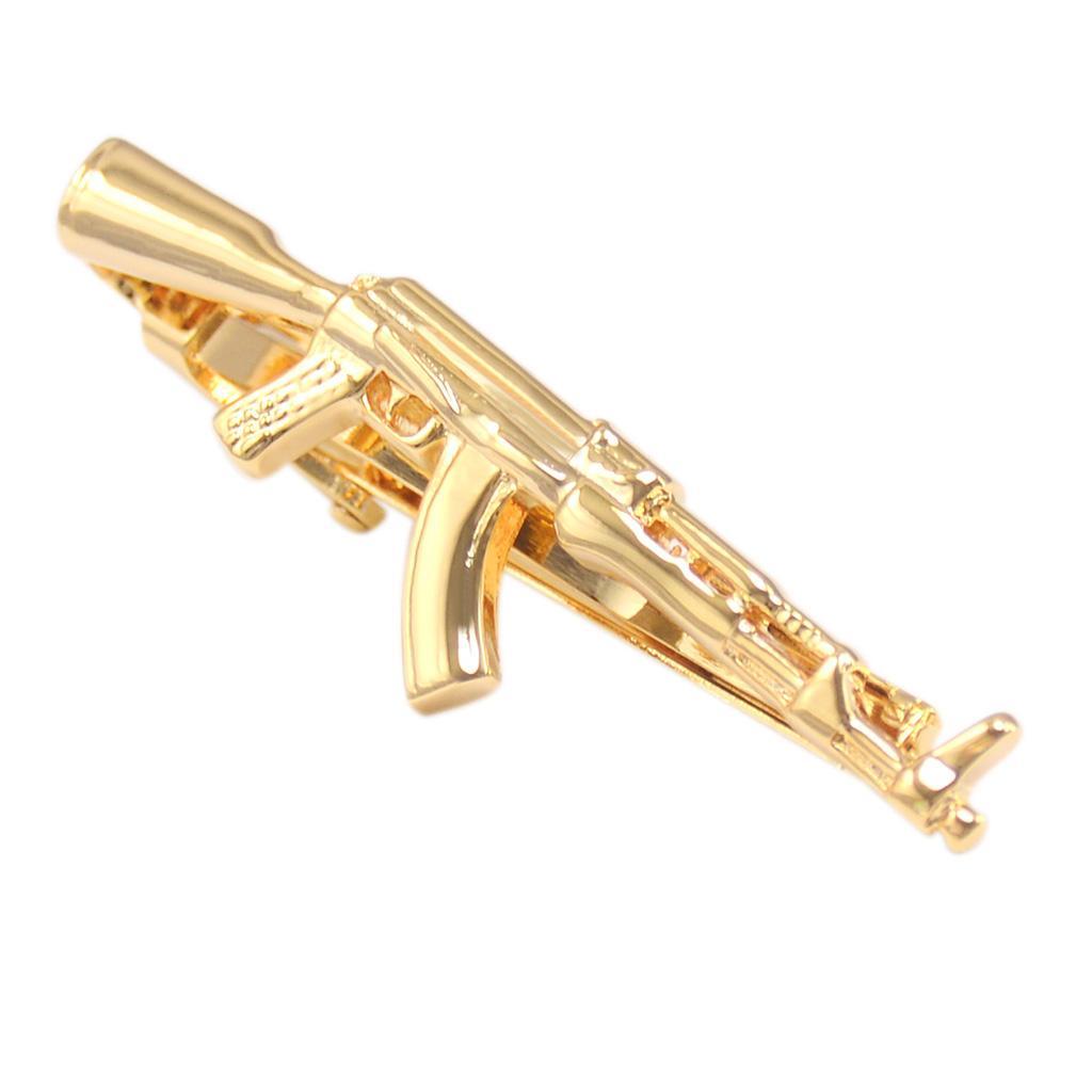 Formal Mens Necktie Tie Clip Pin Bar Wedding Tie Clips Suit Accessories Gold