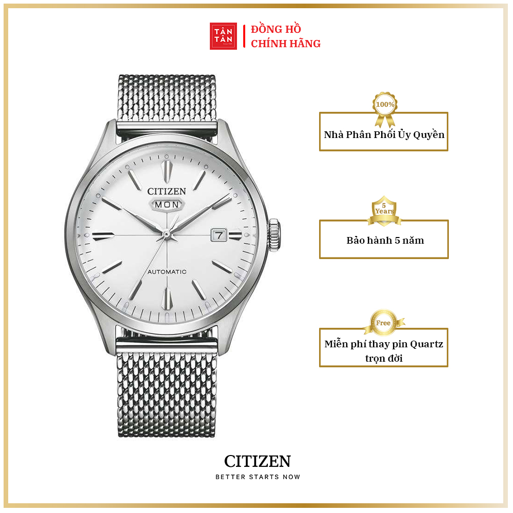 Đồng hồ Nam Citizen Mechanical NH8390-89A 40.2mm