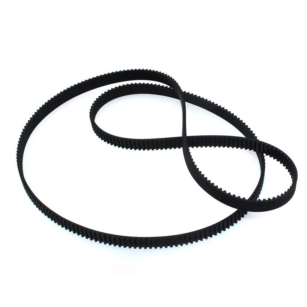 2x Various Size GT2 2mm Pitch 6mm Wide Synchronous Timing Belt 3D Printer Parts - Black, 400mm