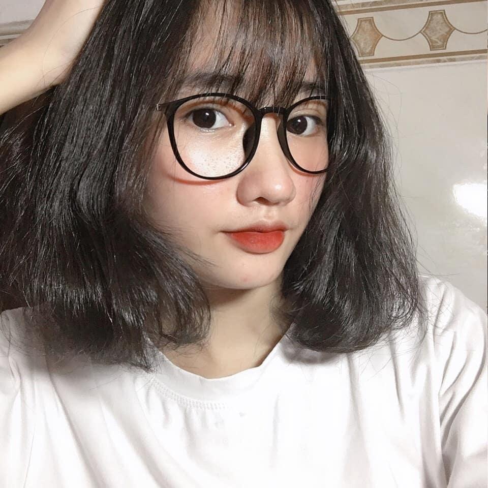 Gọng Kính Hàn Quốc Kim Loại Phủ Nhựa Dẻo - Dáng Oval Siêu Nhẹ- Màu Đen 207