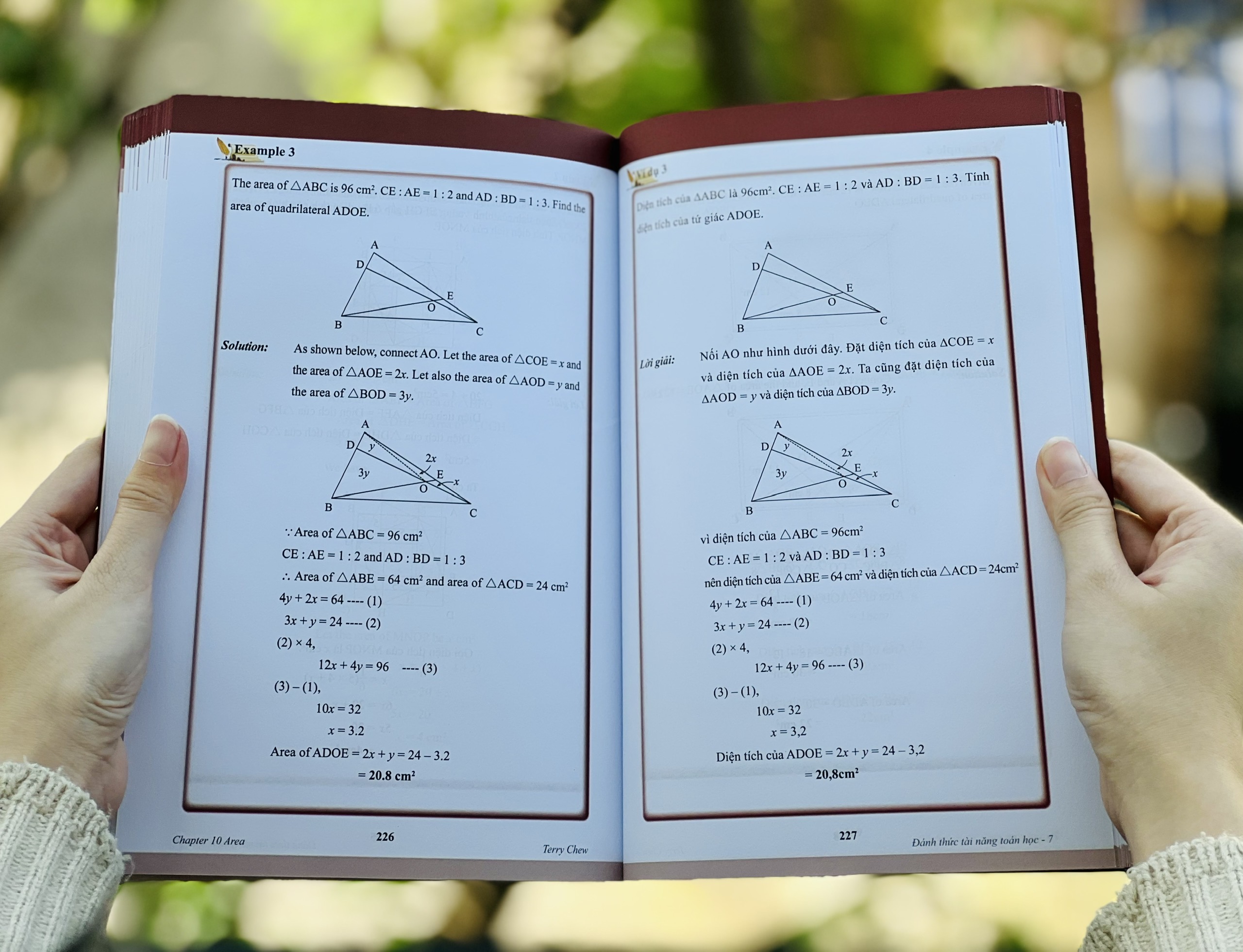 Sách Đánh Thức Tài Năng Toán Học 7 ( 13 - 15 tuổi ) - Sách Song Ngữ ( Việt – Anh) Giúp Trẻ Vừa Học Toán Vừa Ôn Luyện Tiếng Anh Theo Chương Trình Singapore, Sách Toán Lớp 8, Lớp 9 - Á Châu Books, Bìa Cứng, In Màu