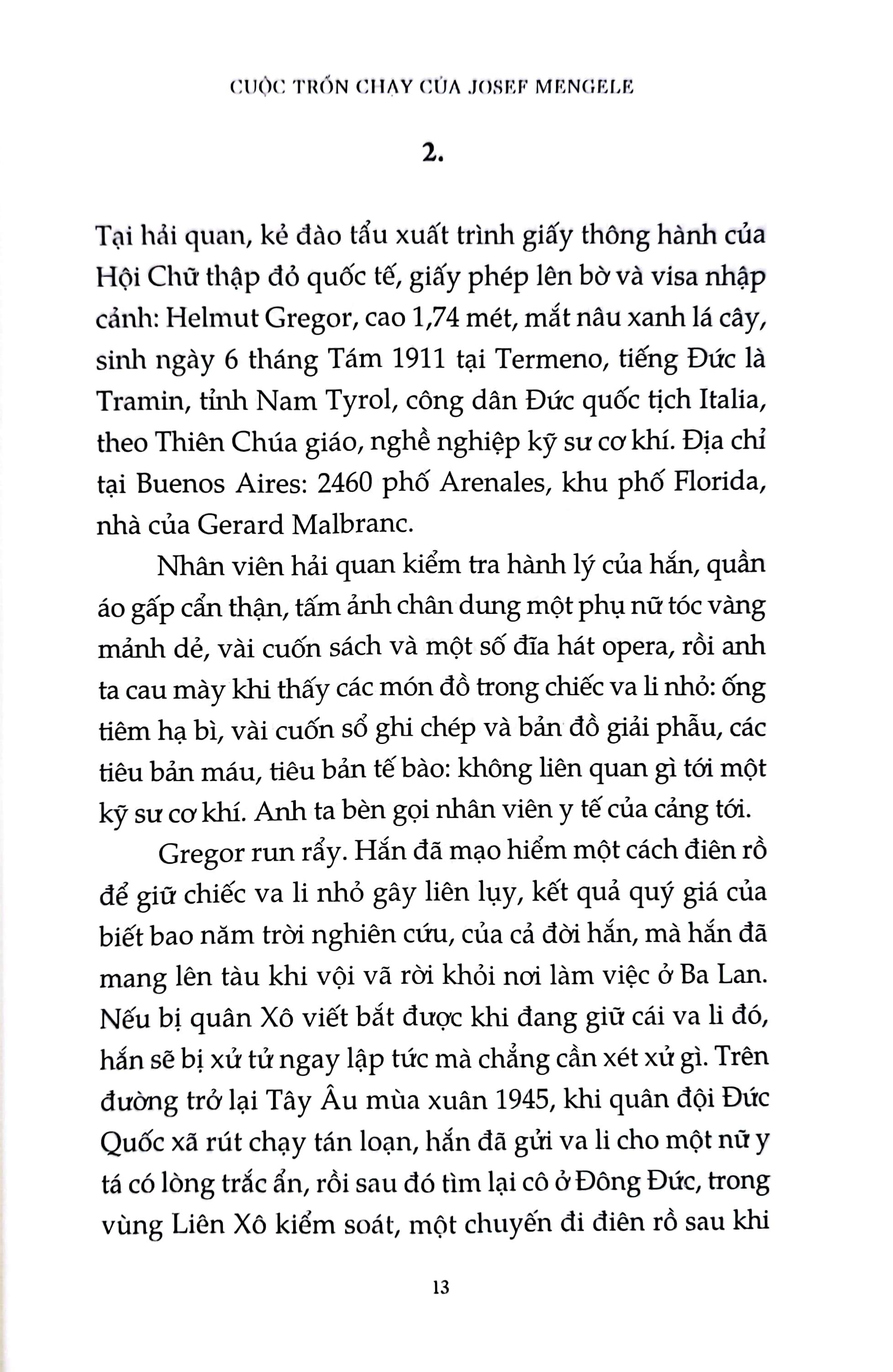 Cuộc Trốn Chạy Của Josef Mengele