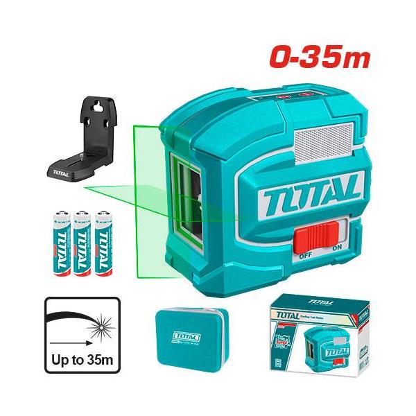 MÁY ĐO MỨC CÂN BẰNG TIA LASER XANH 1.5V TOTAL TLL156601 - HÀNG CHÍNH HÃNG