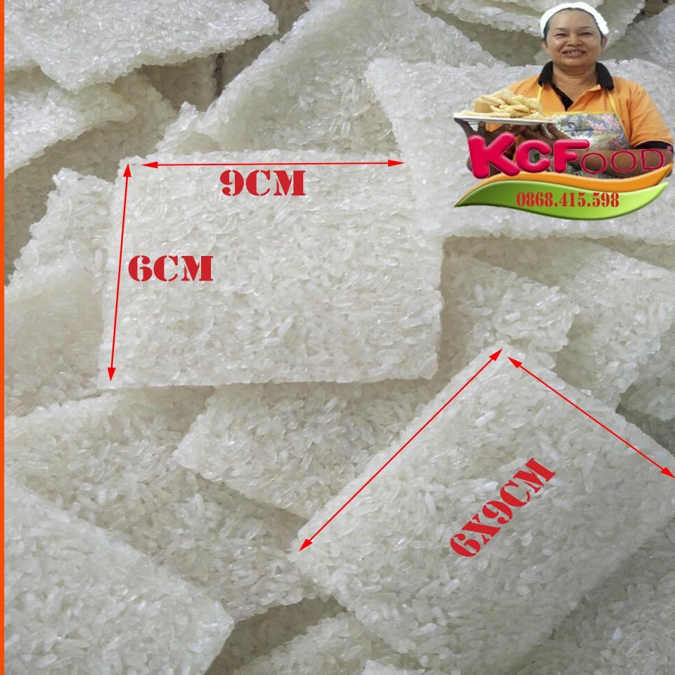 Cơm cháy nếp TƯƠI CHƯA CHIÊN 4x4cm,6x9cm,10x10cm Kim Chi foods