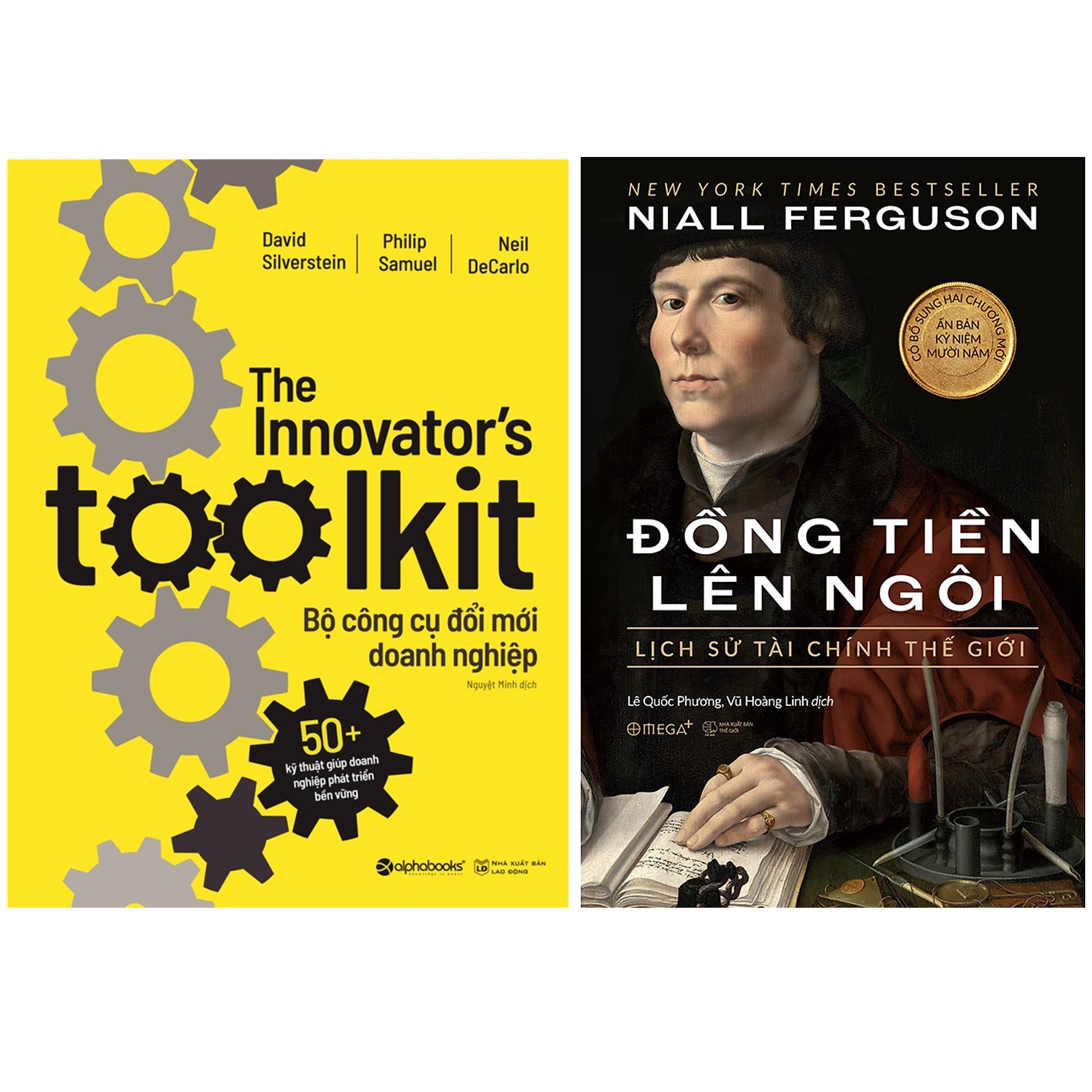 Combo Sách : Bộ Công Cụ Đổi Mới Doanh Nghiệp (The Innovator's Toolkit) + Đồng Tiền Lên Ngôi - Lịch Sử Tài Chính Thế Giới