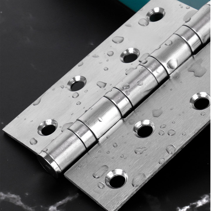 Bản lề lá phẳng 5 inch bằng inox 304 dày 2.5mm cho cửa gỗ, cửa nhôm, cửa nhựa