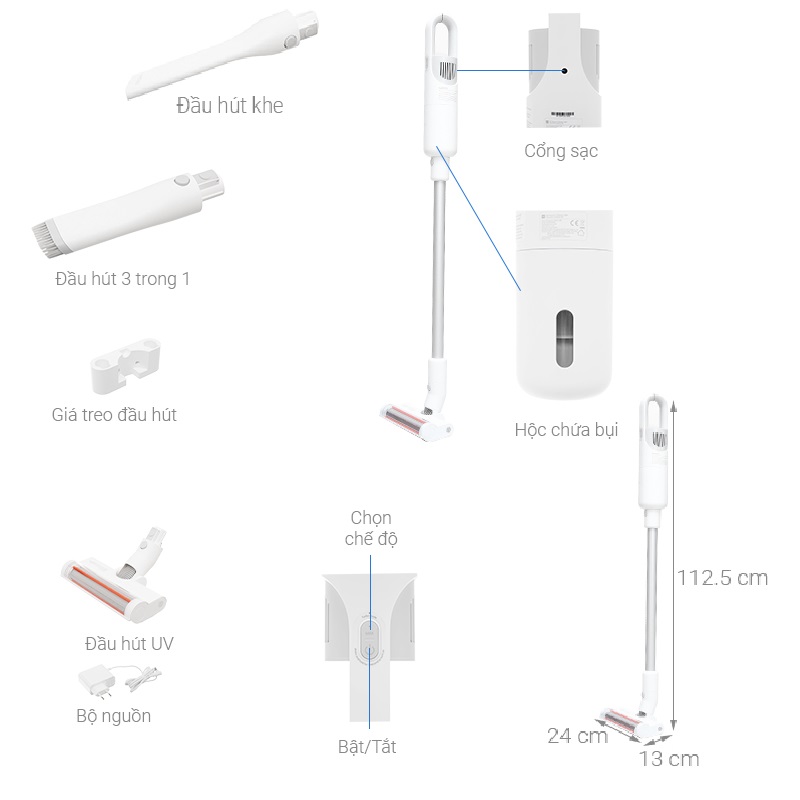 Máy hút bụi Xiaomi Mi Vacuum Cleaner Light - GiaPhuc Store | Hàng Chính Hãng