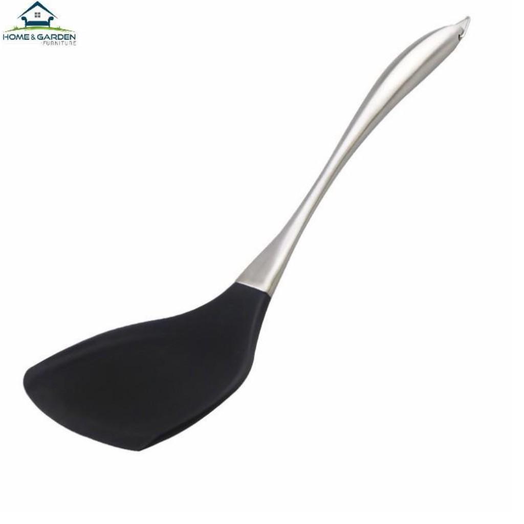 Bộ 3 dụng cụ nấu ăn silicone chịu nhiệt, cán inox 304 cao cấp Home & Garden... Mới !!!