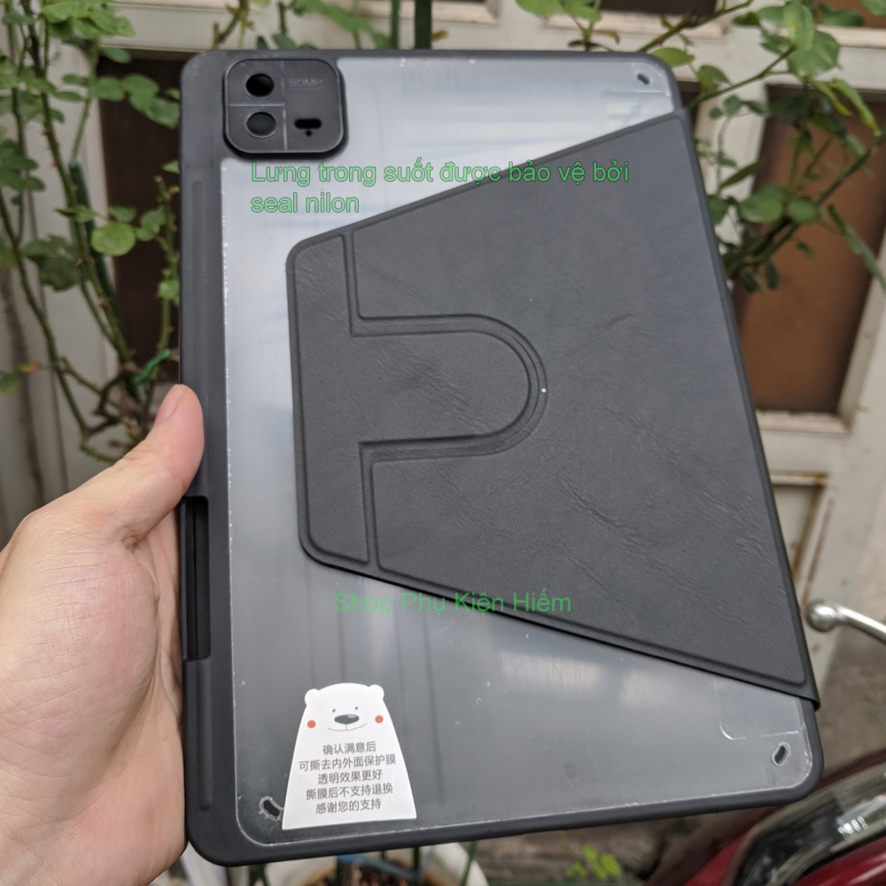 Bao da dành cho Mi Pad 6 - Mi Pad 6 Pro cao cấp 360, bảo vệ camera full máy
