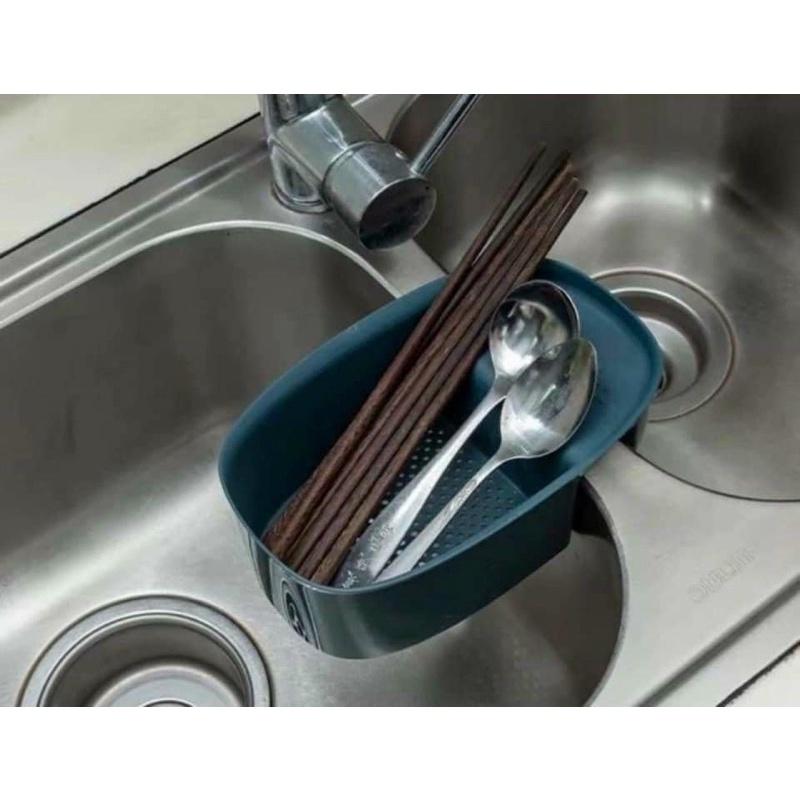 Kệ chữ nhật chia ngăn gác bồn rửa bát