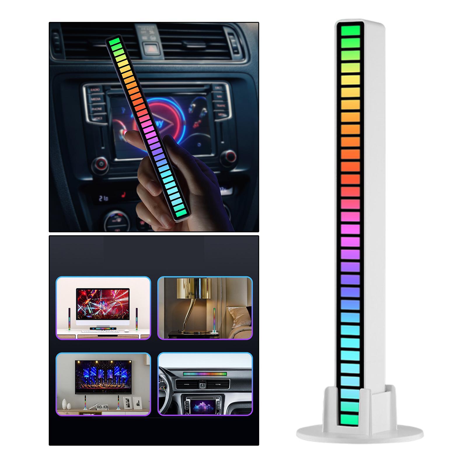 Voice Control RGB Light Color Change for  Car Gaming DJ