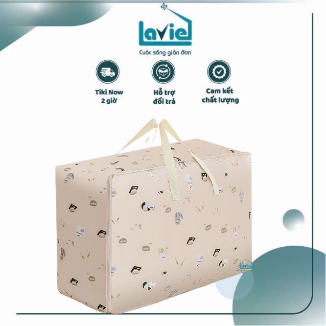 Túi Vải Đựng Chăn Màn Cỡ Lớn Chất Liệu Dày Dặn KT 60X50cm