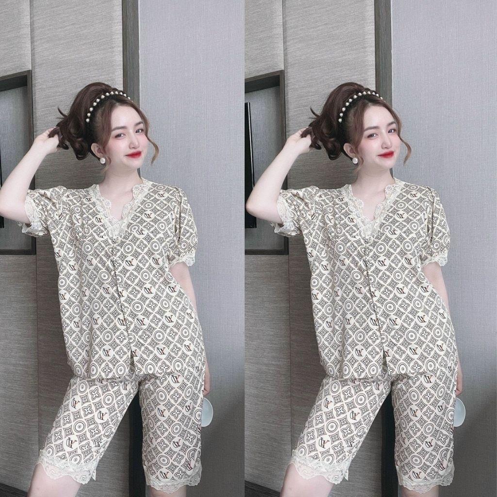 Đồ ngủ Pijama ️FREE SHIP️Đồ ngủ Nữ Dễ Thương Lụa Cao Cấp mềm mịn < 63Kg