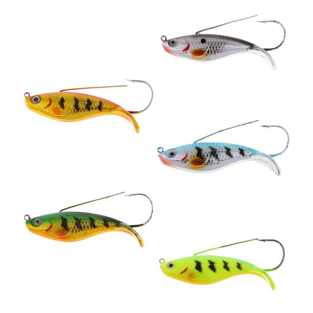 Hard Fishing Lure Swimbait Artificial Baits Crankbait 8.5cm 21.2g Color A