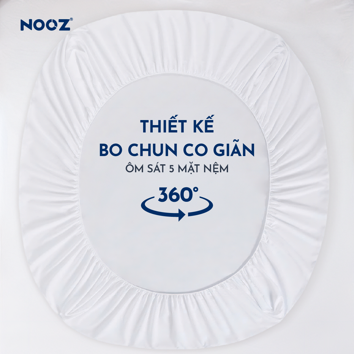 Ga Chống Thấm NOOZ Ga Bo Chun Phủ TPU Kháng Nước Giúp Tăng Tuổi Thọ Và Bảo Vệ Nệm NOOZ Home Goods