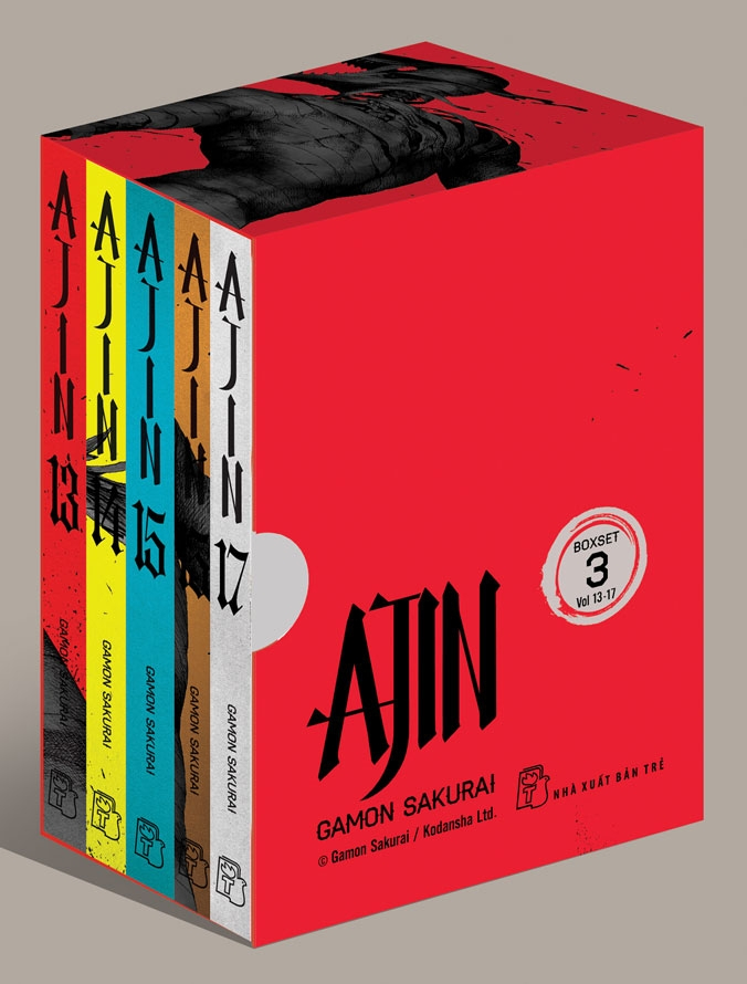 Ajin - BoxSet Số 3 (Tập 13 Đến Tập 17) - Tặng Kèm Bookmark 3D
