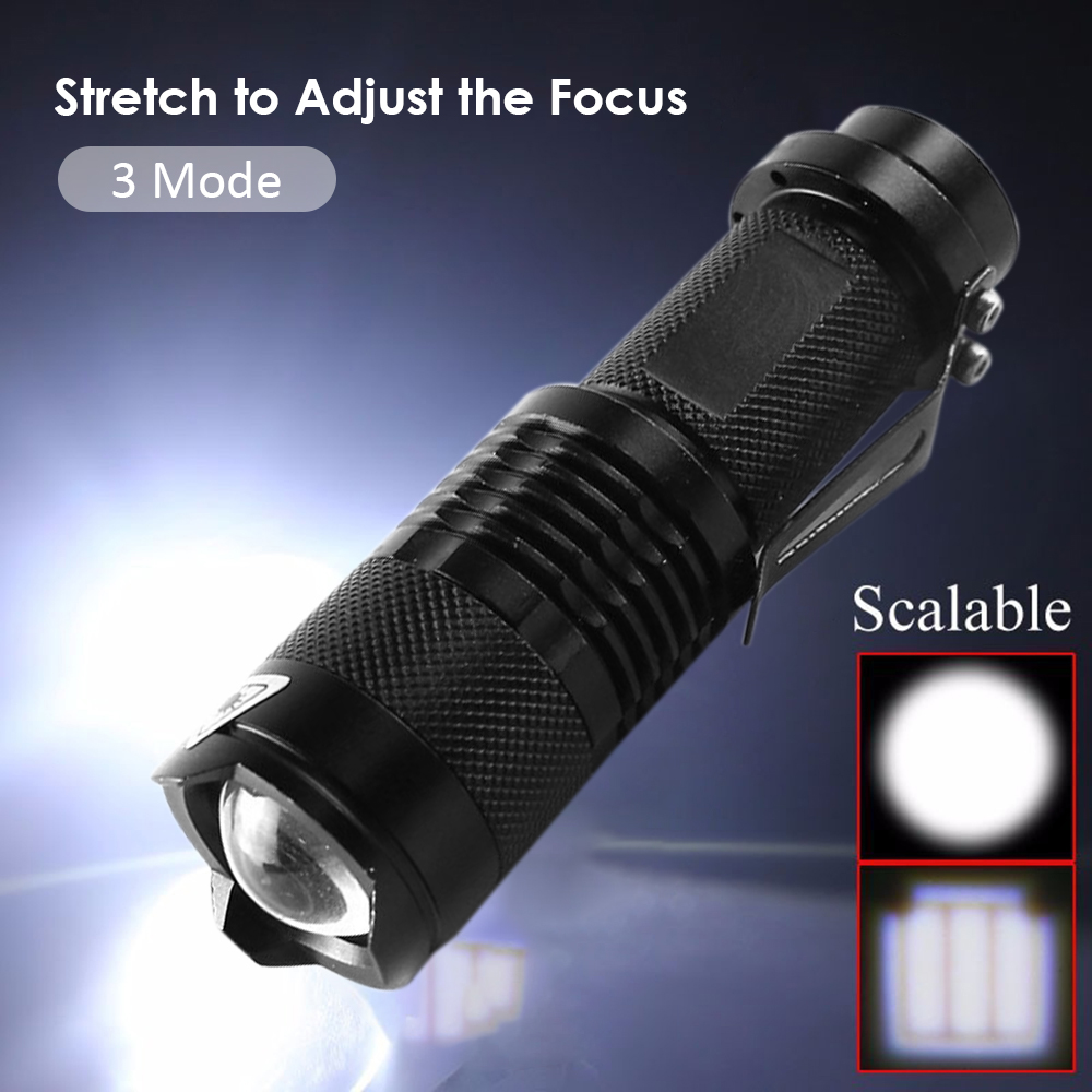 Đèn pin ngoài trời, không thấm nước, bằng hợp kim nhôm